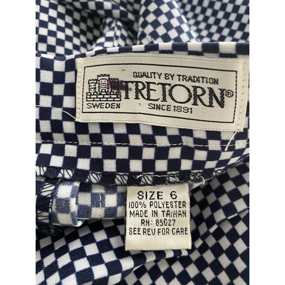 Tretorn of Sweden Skirt Womens 6 Checkered Pleated Tennis Golf Mini - Picture 5 of 6